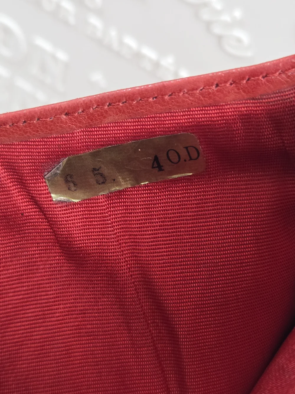 Vintage Chanel Red Patent Leather Oversized CC Kiss Lock Wallet